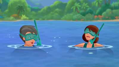 - If you want to see the fish, - Curious George: Go West, Go Wild
