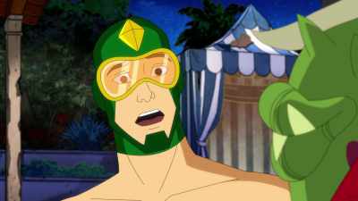 If it wasn't for Glider,
I'd still be "Beast Mode." - Kite Man: Hell Yeah!