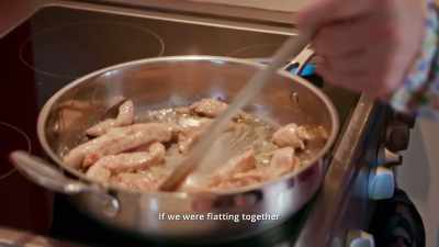 If we were flatting together,
I'd make pasta, and you'd make this. - Down for Love