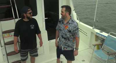 If we were to help
a soldier in a dinghy, - Impractical Jokers: The Movie