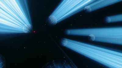 If we were to light-sail
our way to Proxima Centuri, - Cosmos: Possible Worlds