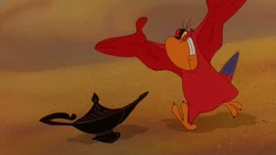 If it weren't for meyou still be in a cage at the bazaarsquawking Polly want a cracker - Aladdin 2: The Return of Jafar