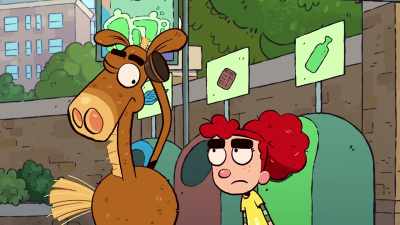 If he won't let you
in the park, - It's Pony