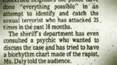 IF YOU CAN GET
THE INFORMATION OUT THERE, - The Golden State Killer: It's Not Over