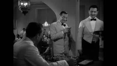 Rick I hope you're more impressed with me now huhIf you'll forgive me I'll share my good luck with your roulette wheelJust a momentI heard a rumor those two German couriers were carrying letters of transitHuhOh Heh I've heard that rumor too Poor - Casablanca
