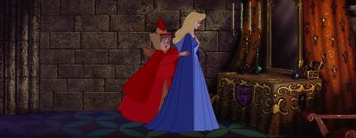 If you'll just sit here - Sleeping Beauty