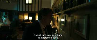 If you'll turn over your hand,
I'll insert the needle. - The Marco Effect