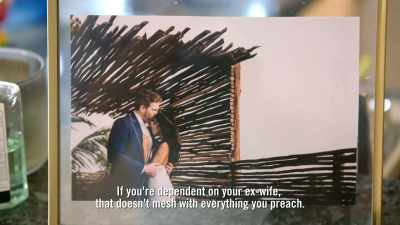 If you're
dependent on your ex-wife, - White Noise