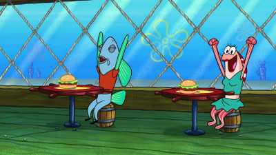 If you're going to be
late, give me the key. - SpongeBob SquarePants Presents The Tidal Zone