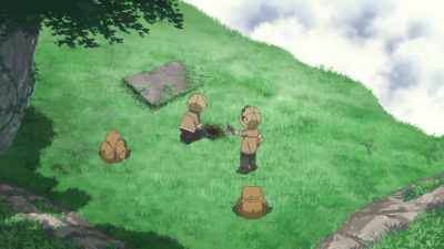 If you're set on digging, try that flat spot next to you. - Made in Abyss: Journey's Dawn