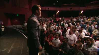 - If you're still seated,
you're not going to get it. - Louis Theroux: Life on the Edge