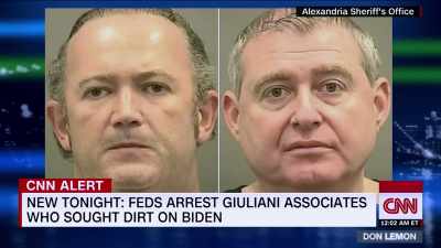 - Igor Fruman and Lev Parnas
were picked up - From Russia with Lev