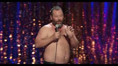Ila pulls out here phone.
"Baby Walrus loves vodka." Click, click. - Bert Kreischer: Razzle Dazzle