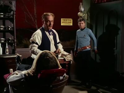 I'll be about
five minutes yet. - Star Trek