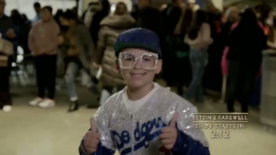 I'll be going,
"How the hell do you know the words?" - Elton John Live: Farewell from Dodger Stadium