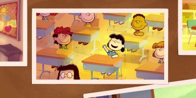 I'll be happy to read aloud, Miss Othmar. - Snoopy Presents: Lucy's School