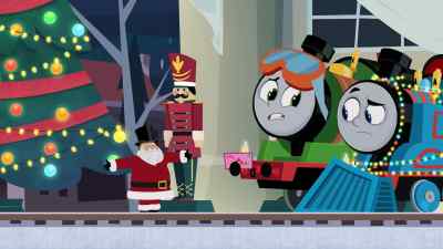 I'll be home before
you can say "Schenectady." - Thomas & Friends: The Christmas Letter Express