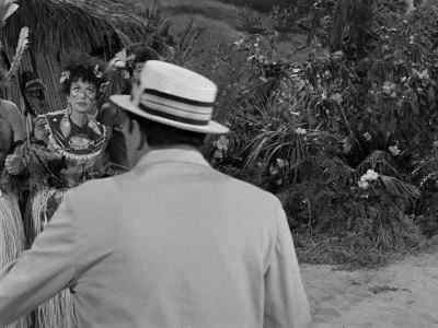 I'll be inside the hut
with a gun - Gilligan's Island