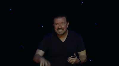 I'LL BE LAUGHING." - Ricky Gervais: Humanity