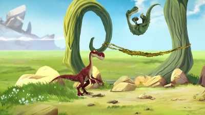 I'll bet you have no problem
sleeping now, sis. - Gigantosaurus