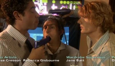 I'll blow his brains out when I find them - Green Wing