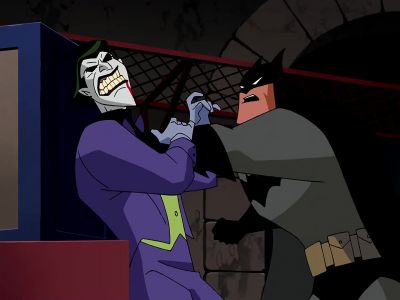 I'll break you in two - Batman Beyond: Return of the Joker