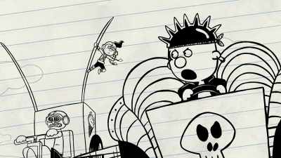 I'll buy you some time.
I once played a goat-- - Big Nate