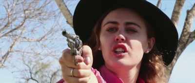 I'll certainly have difficulty
with so small a target. - Cowgirls vs  Pterodactyls
