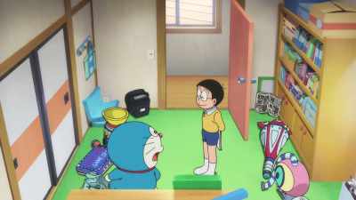 I'll do it for you. Why don't you go on a walk? - Doraemon the Movie: Nobita's Sky Utopia