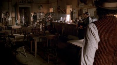I'll drink after I've ate. - Deadwood