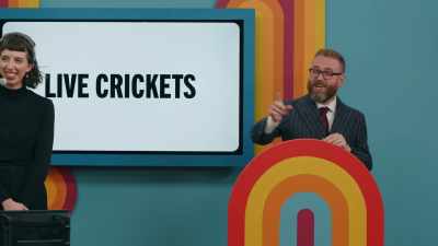 - I'll eat the crickets for a dollar. - Game Changer