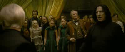 I'll escort him out. - Harry Potter and the Half Blood Prince