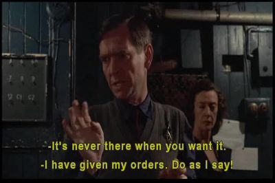 I'll forget what to say My memory's like a policeman - The Dresser