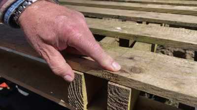 I'll get rid of anything
that's sticking up. - Escape to the Chateau: Make Do & Mend