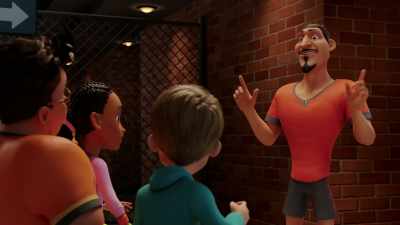 I'll get the tickets.
Back in two minutes. Don't move. - The Soccer Football Movie