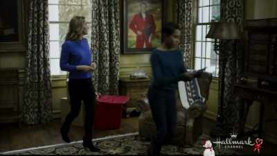 I'll go give them a head's up, - Christmas Wishes & Mistletoe Kisses