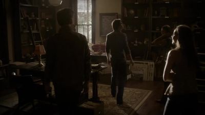 I'll grab the light.
Feel free to look around. - The Vampire Diaries