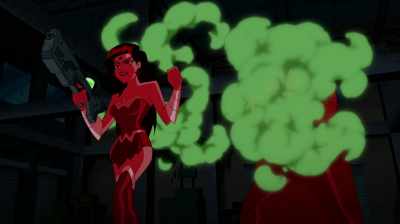 - I'll grind them into paste.
- (RED SUPERMAN COUGHING) - Justice League Action