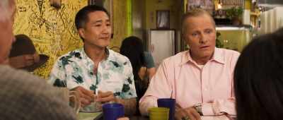I'll have the chicken satay, - Falling