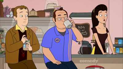 - I'll help you guys with the emergency plan.
- Well, yippee. - Corner Gas Animated