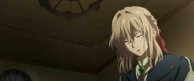 I'll hold on to the three letters
and keep them safe. - Violet Evergarden: The Movie