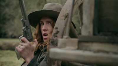 I'll hold their fire.
You head for the horses. - Calamity Jane