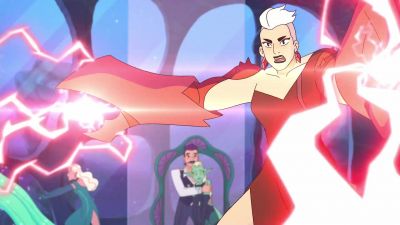 I'll hold them off.
Get on that platform and get out of here. - She-Ra and the Princesses of Power