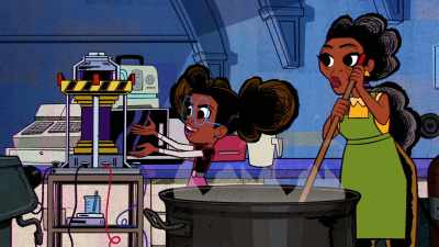 I'll hook it up
to my fusion generator - Marvel's Moon Girl and Devil Dinosaur