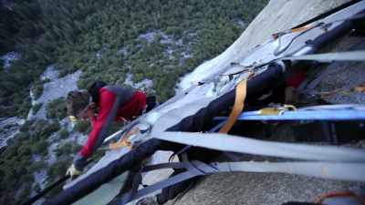 I'll just hold
this quarter in. It's cool. - The Dawn Wall