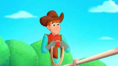 I'll just lasso her. - Curious George: Go West, Go Wild
