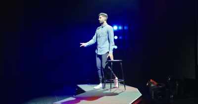 I'll just sit here, cool." - Hasan Minhaj: Homecoming King
