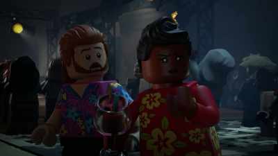I'll look for the coaxium, you keep watch.
And try to blend in. - Lego Star Wars Summer Vacation