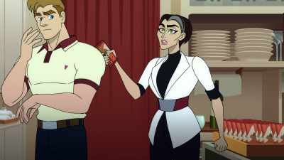 I'll lure her to the emergency exit
with a Biscoff cookie. You... - Q-Force