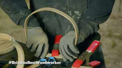 I'll make a lampshade out of it
somehow! - Handmade: Britain's Best Woodworker